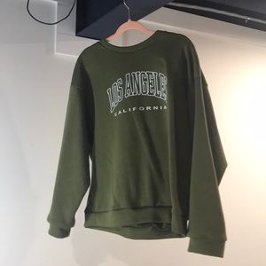 Lost Angeles green hoodie